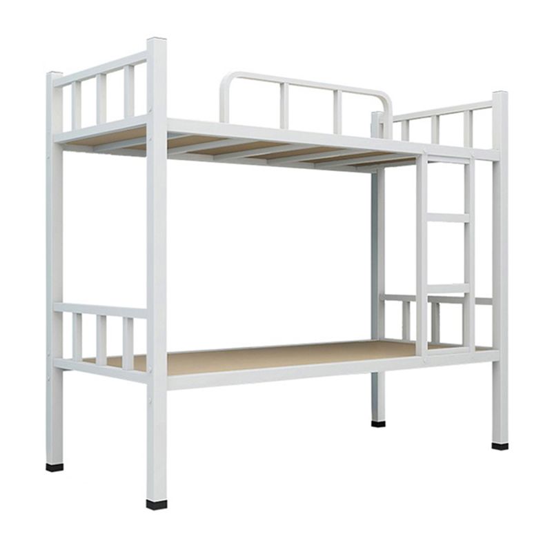 Contemporary Bunk Bed Solid Color Metal Bunk Bed with Custom Gold Legs