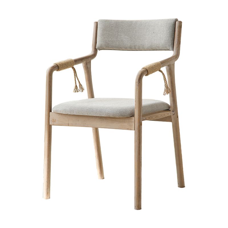 Ensemble de chaises en bois de style traditionnel, bras arrière ouvert, chaises de cuisine et de salle à manger