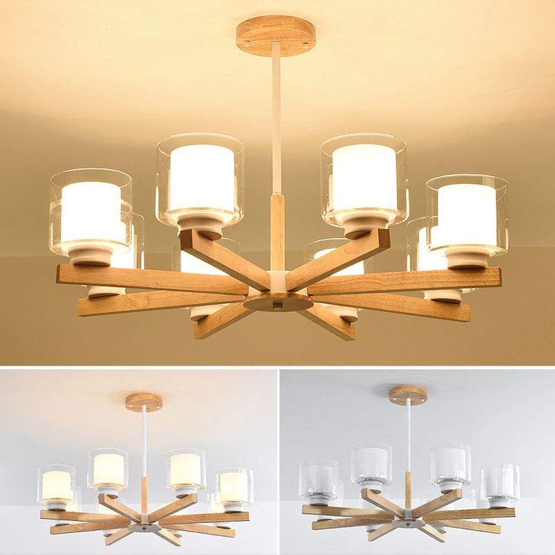 Lámpara de lámpara de cilindro de estilo nórdico Light Room Light Light.