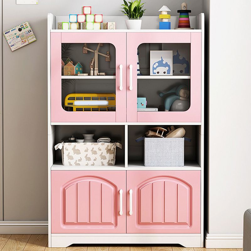 Modern Standard Accent Cabinet with Bar Pulls Doors Water Resistant Cabinet
