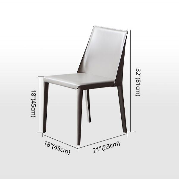Chaise à dossier solide de style scandinave, pour usage domestique, chaises de salle à manger en métal