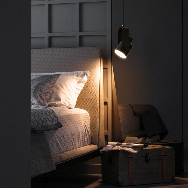 Lacquered Iron Pendant Light in Modern Creative Style Can Macaron Hanging Lamp for Interior Spaces