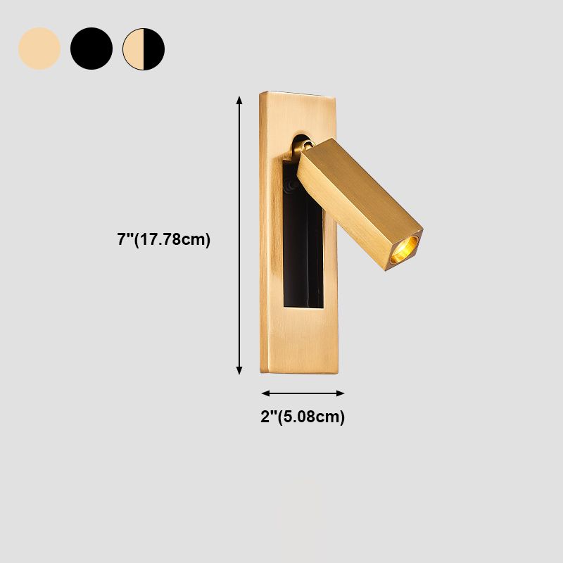 Modern Simplicity LED Wall Lamp Metal Reading Wall Light for Bedroom