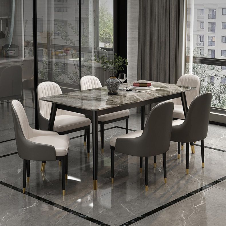 Modern 1/4/5/7 Pieces Dining Set Sintered Stone Dining Furniture Set /Separate Items