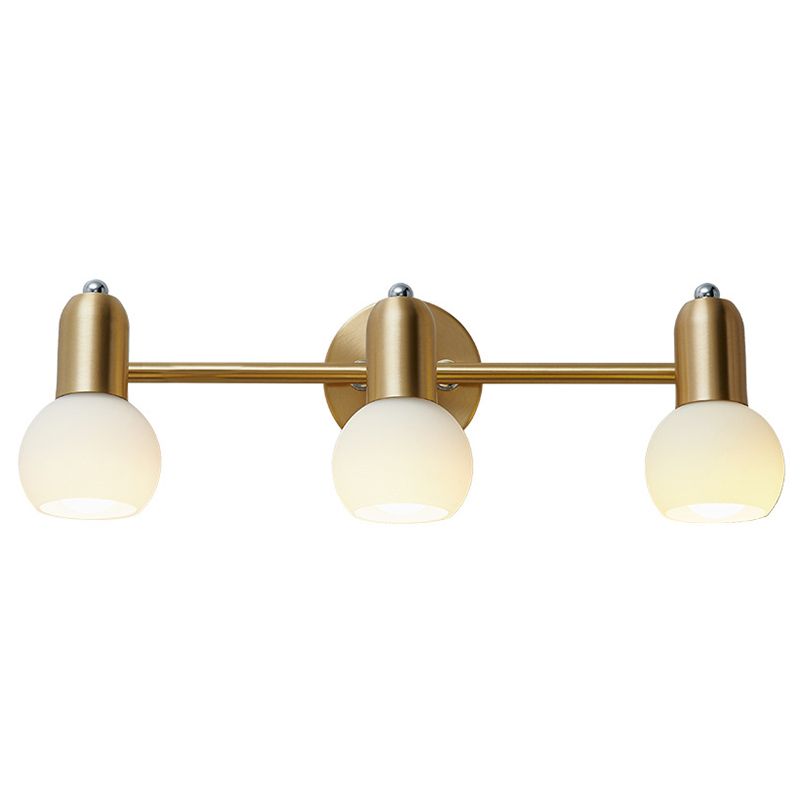 Luci da parete in vetro sfera Luci da parete Modern Wall Sconce Lighting per bagno