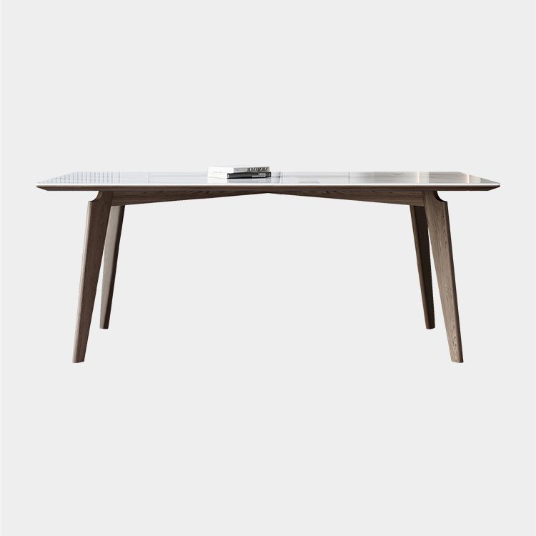 Modern Rectangle Sintered Stone Top Dining Set 1/4/5/7 Pieces Dining Table with Chairs