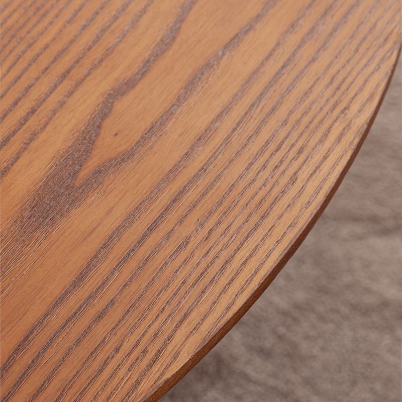 Pedestal Coffee Table Contemporary Solid Wood Coffee Cocktail Table