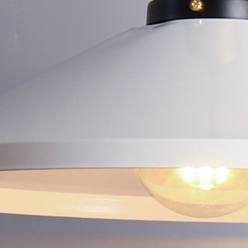 Accoglienza a sospensione vintage a 1 luce Kit di luce a sospensione bianca per negozio