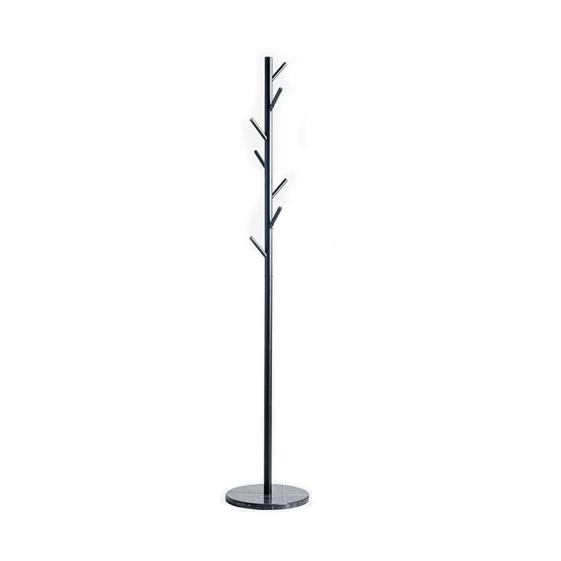 Contemporary Style Hall Tree Metal Coat Rack Free Standing Coat Hanger