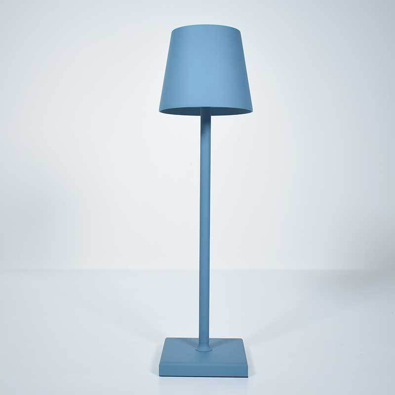 Lampe de table en métal avec commande tactile, lumière de table de cylindre pour le bureau