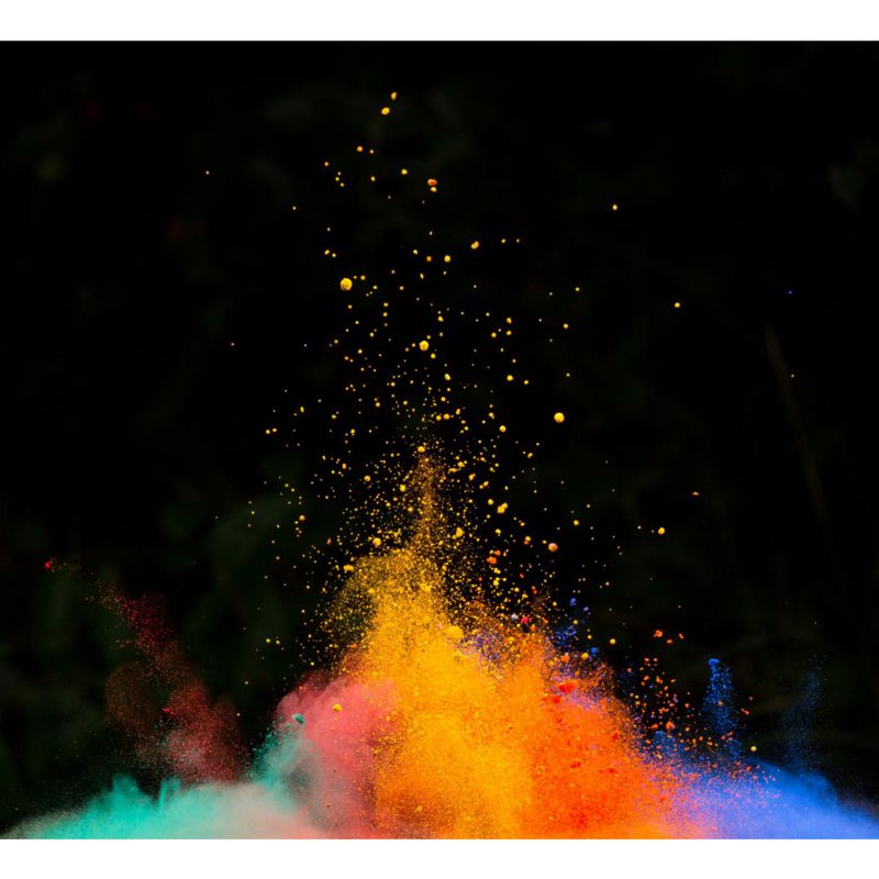 Photography Abstract Burst Print Mural Decal Big Wall Art for Sitting Room, Custom Made