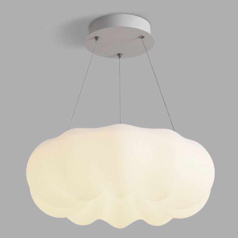 Éclairage d'éclairage pendentif en nuage blanc 1 Éclairage de suspension Blub pour salle à manger