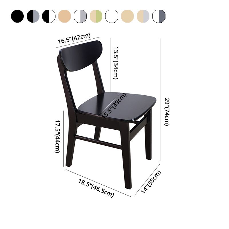 Silla auxiliar de comedor tapizada escandinava Silla de comedor con respaldo abierto