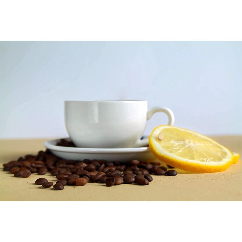 Photographie murale de grains de café, couleur douce, papier peint résistant à la moisissure pour la décoration