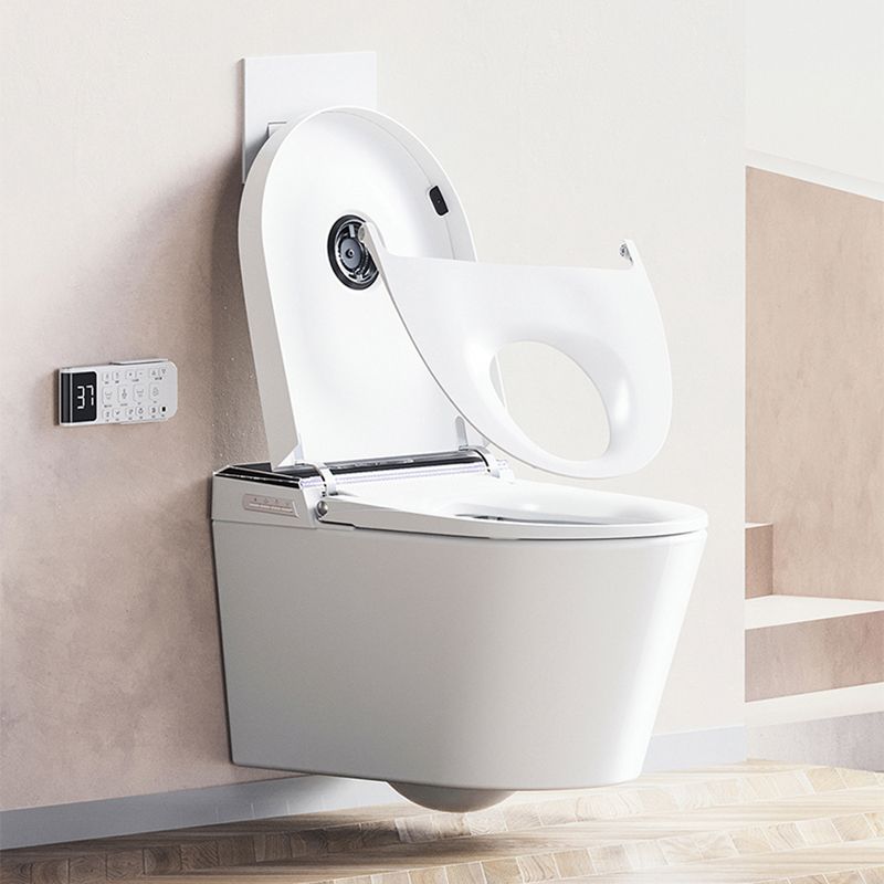 15.55" L Smart Bidet Elongated with Water Pressure Control Toilet