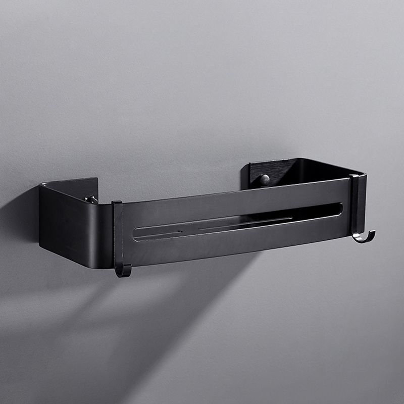 Matte Black Modern Bathroom Accessory Set, Set of 3, Bath Shelf