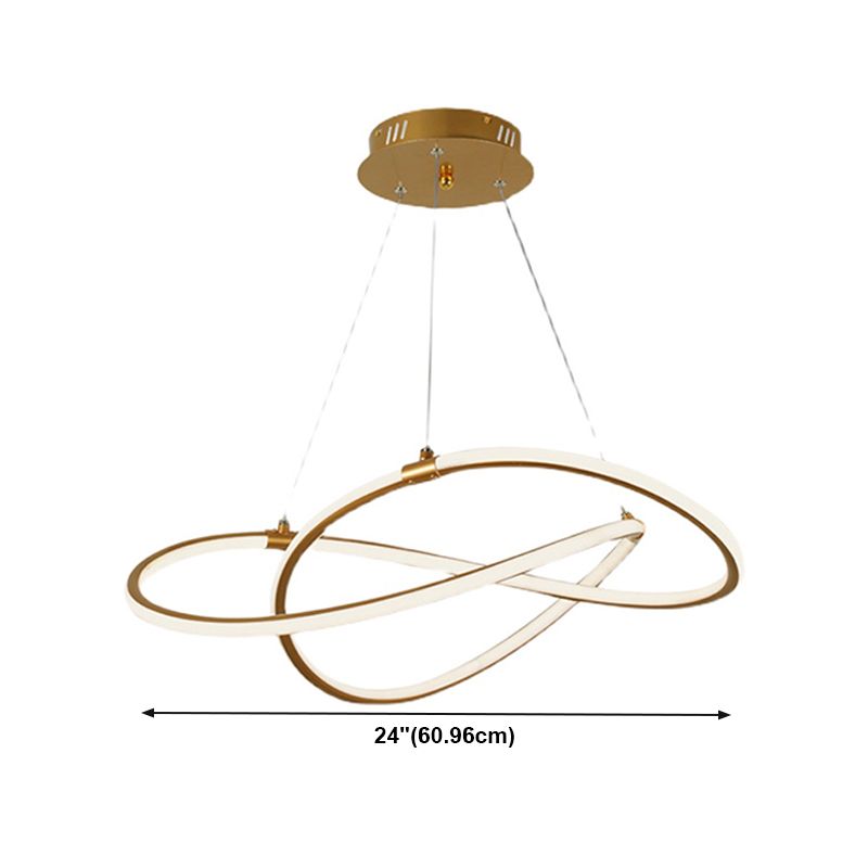 Luci a soffitto moderna a sospensione lampadario a pendente lineare per soggiorno