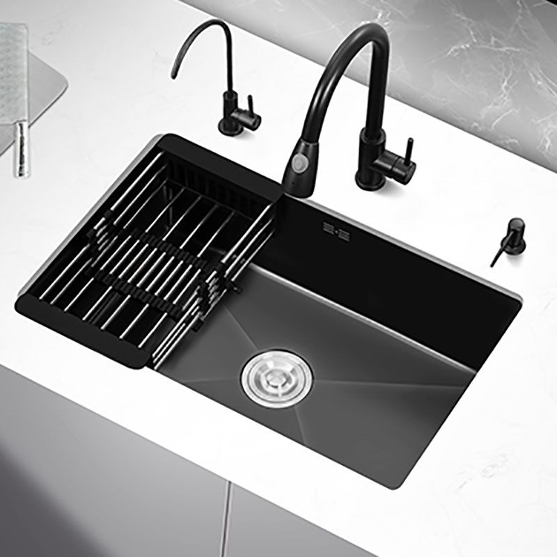 Kitchen Sink Noise-cancelling Design Stainless Steel Drop-In Kitchen Sink