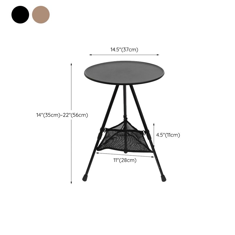 Metal Industrial Foldable End Table Water Resistant Lift Side Table