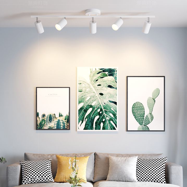 Moderno binario Illuminazione Minimalista Stile Superficie Montato e Regolabile Ferro Downlight per Soggiorno Casa senza Luce Principale