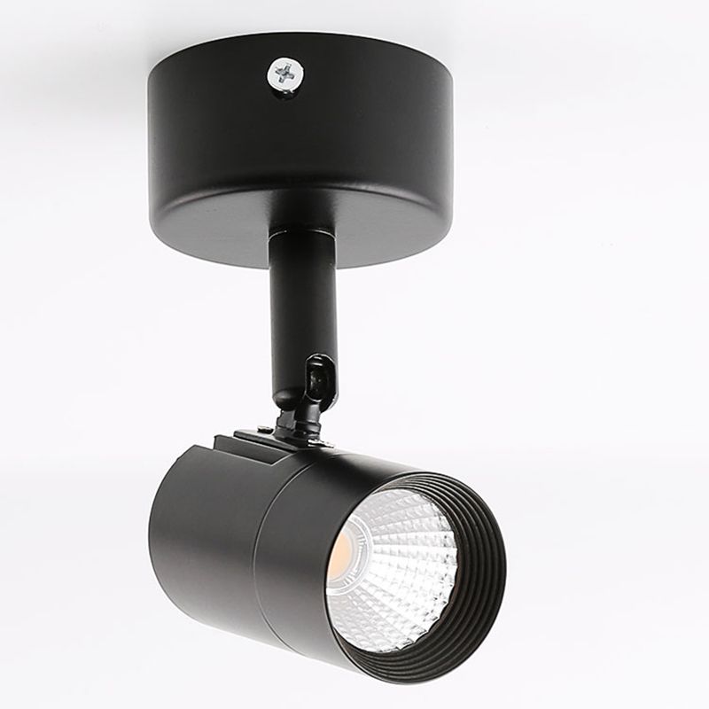 Metal Cylinder Wall Lighting Contemporary Style 1 Light Wall Lighting Ideas