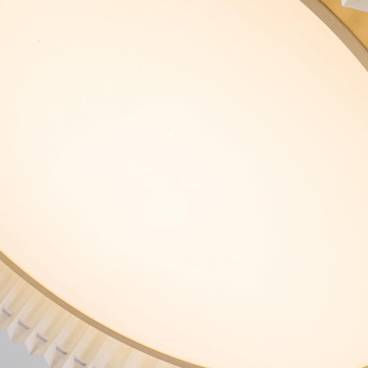 Single Golden Modern Flush Mount Lighting Unique LED Ceiling Light for Bedroom