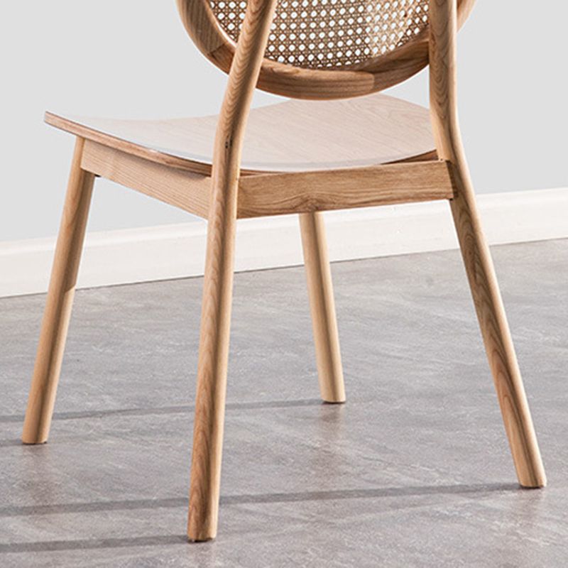 Oak Cane Back Dining Chairs Dining Room Industrial Side Chair