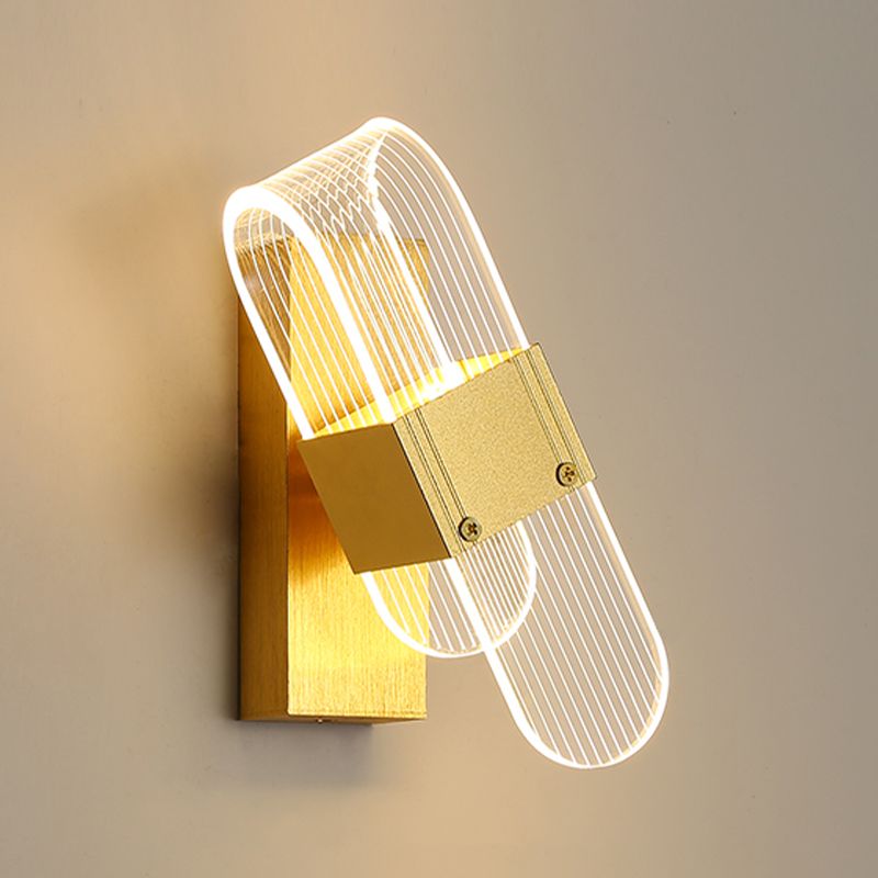 Modern Style Metal LED Wall Light Fixture Creative Wall Light Sconce for Bedroom