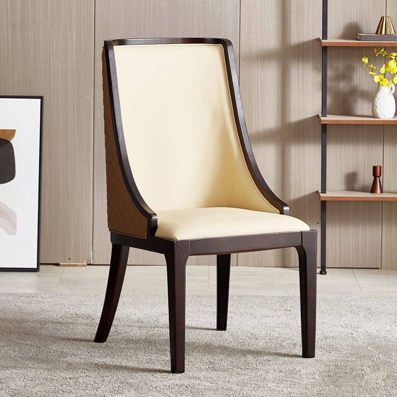 Traditional Armless Dining Chairs Upholstered Dining Accent Chair