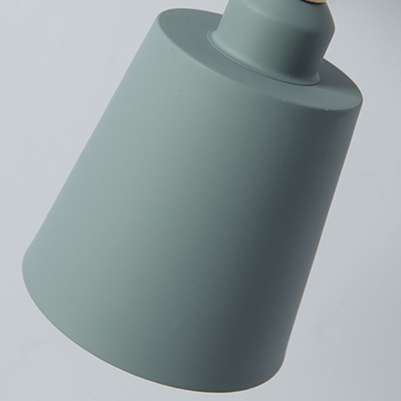 Modernism Metal Shaded Wall Light 1 Light Polish Finish Lighting for Hallway