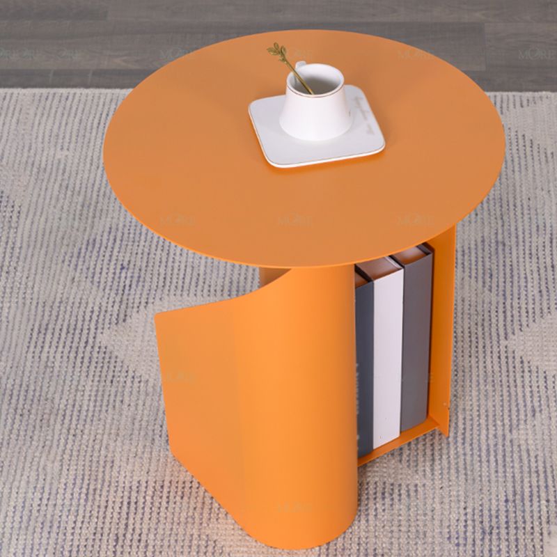 Abstract Base Design Cocktail Table Round Iron Art Coffee Table