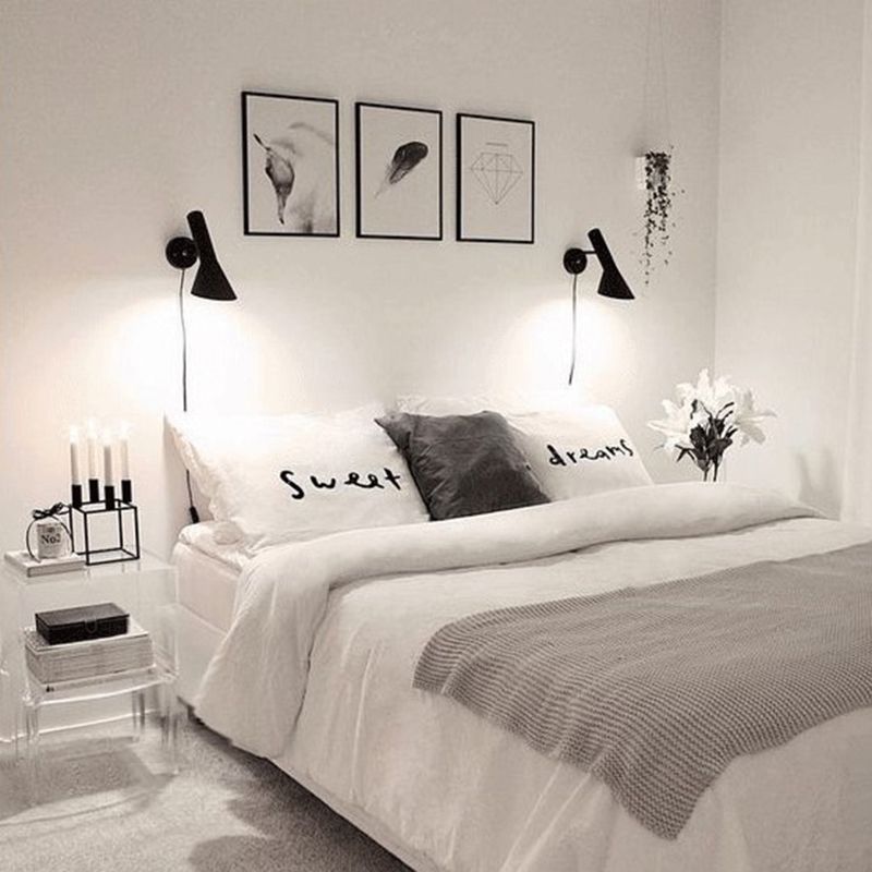 Modern de estilos Flare Dismonce Lights Ideas de iluminación de pared de aluminio de 1 luces en blanco y negro