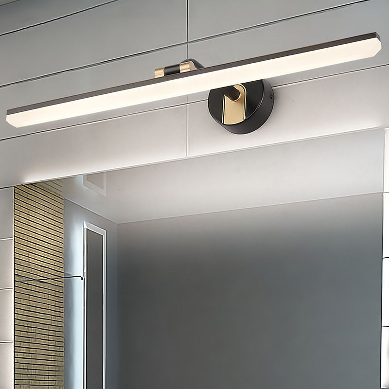 Swing bras LED Bath Board minimalisme Murmalisme en acrylique Mur Vanité Lumière pour la salle de bain