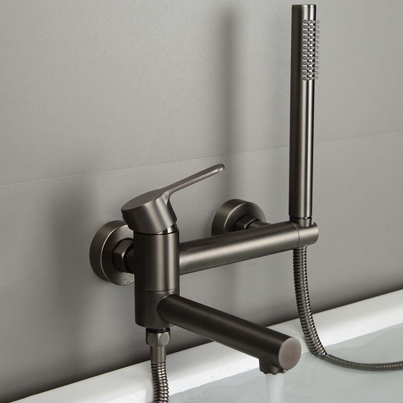 Wall Mounted Bathroom Faucet Contemporary Style Swivel Bathroom Faucet
