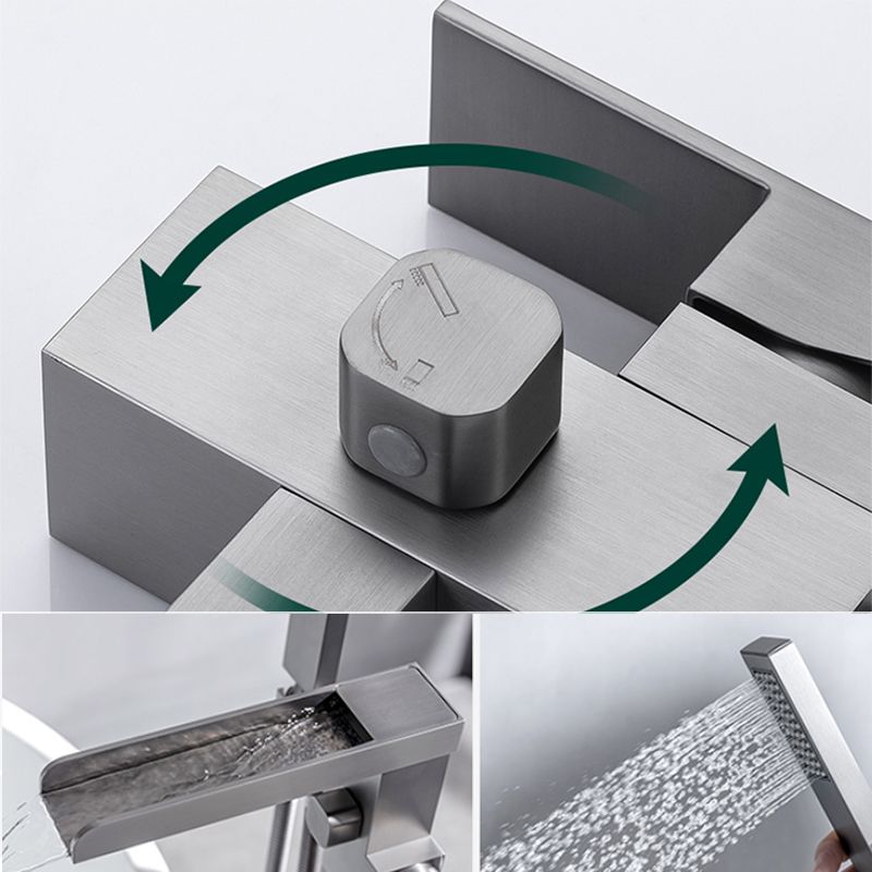 Modern Style Freestanding Faucet Floor Mounted Bathroom Faucet
