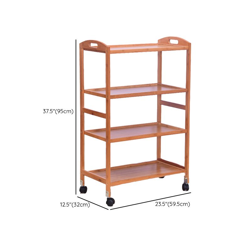 Modern Prep Table Open Storage Dining Room Rectangular Prep Table