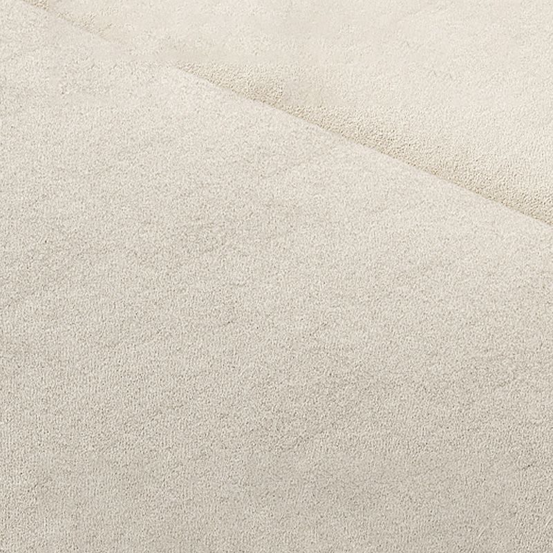 33.85" Tall Round Arms Sleeper Nordic Styled Fabric Sleeper Sofa Bed in Beige