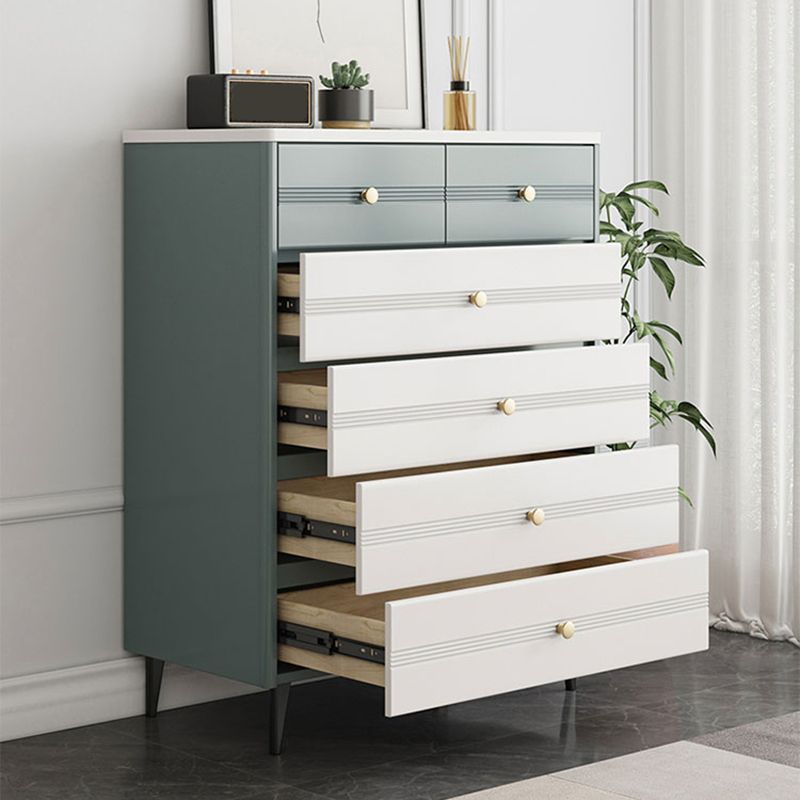 Rectangle Accent Chest with Soft Close Drawers Scratch Resistant Chest