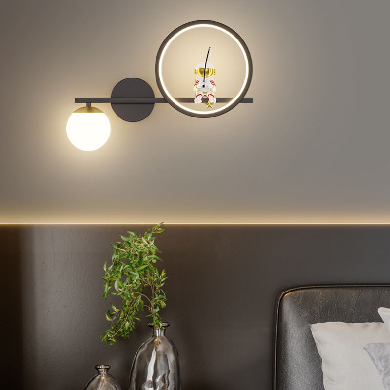 Contemporary Astronaut Wall Light Household Wall Lighting Fixture for Living Room