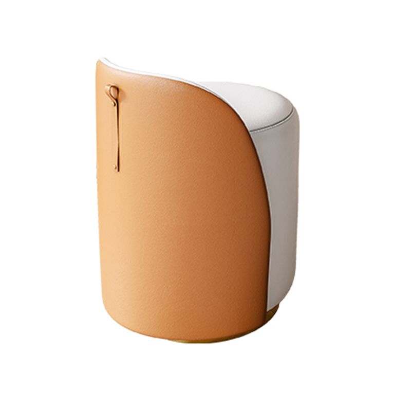 Gold Vanity Bedroom Make-up Vanity Stool Set in Glossy Finish