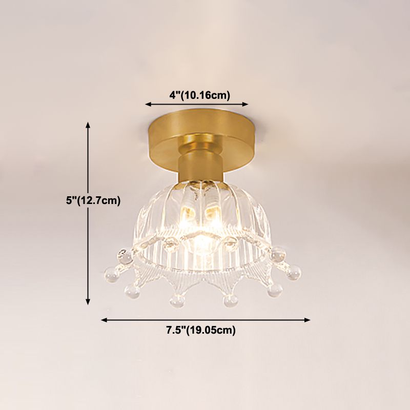 Contemporáneo de lámparas de lámpara de descarga múltiples 1 luces de montaje de luz de luz en oro