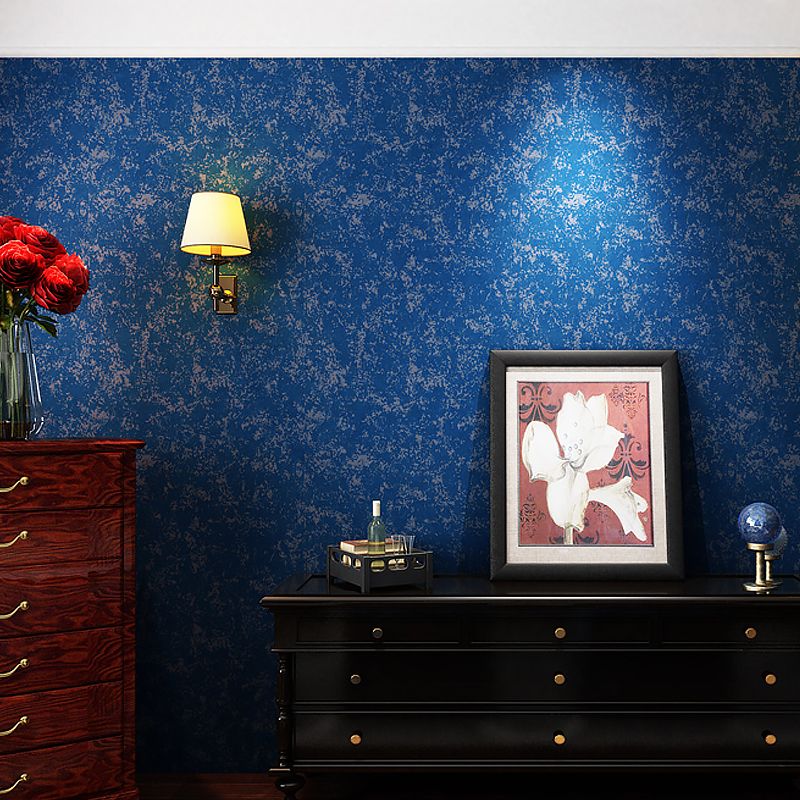 Stain Resistant Mottled Wallpaper Non-Woven Cloth Retro Style Wall Decor for Home