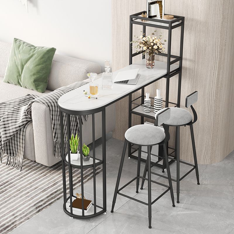 Industrial Counter and Bar Stool Armless Counter Height Stools