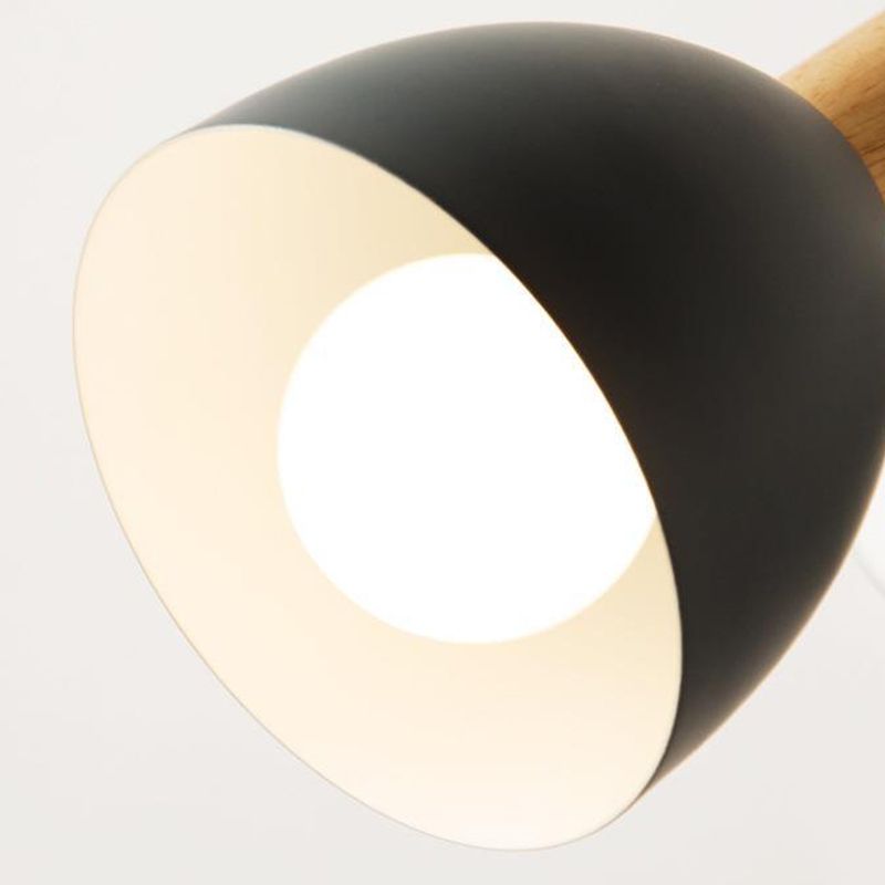 Nordic Style Metal Wall Light Bell Shape Adjustable Wall Lamp for Bedroom