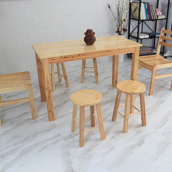 Traditional Wood Dining Set 1/2/3/5/7 Pieces Rectangle Dining Table Set