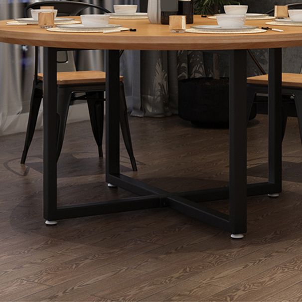 Nordic 1/5/7 Pieces Dining Set Round Wood Dining Table for Dining Room