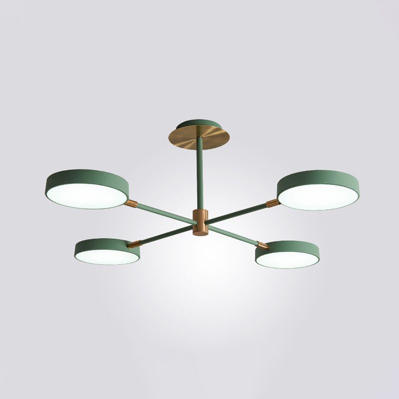 Accrilico a pendente a ciondolo lampadario Apparecchio di illuminazione a sospensione contemporanea con design di sputnik