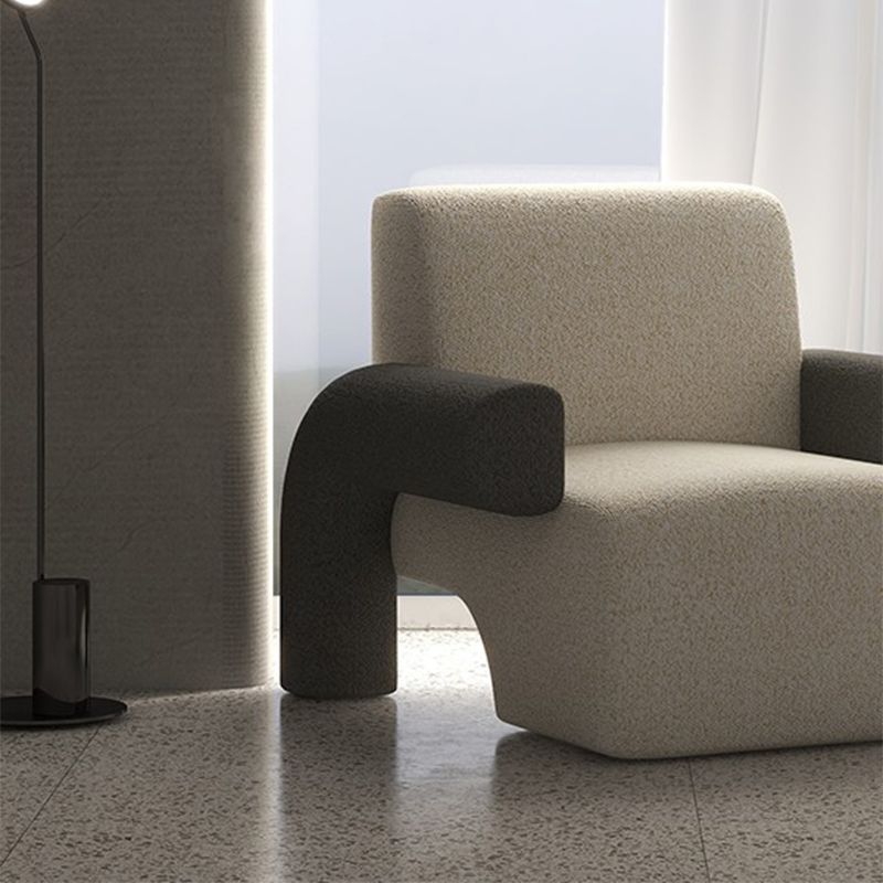Arm Chair Recessed Arms Included Chair for Living Room, 35.43" Wide