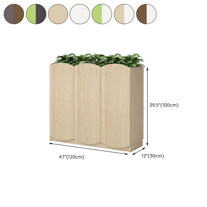 Nordic Storage File Cabinet Wooden Frame Filing Cabinet for Office