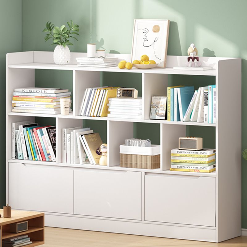 Scandinavian Engineer Wood Bookshelf 7.8" W Bookshelf for Home